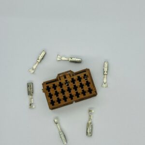 21-Way MCP Male Connector — With Terminals